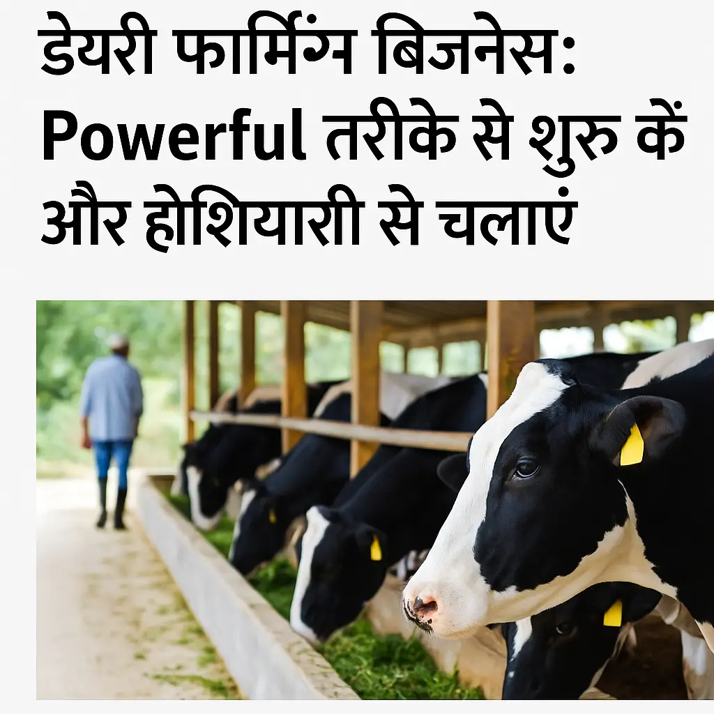 डेयरी फार्मिंग बिज़नेस 2025: कम निवेश में High-Profit वाला Complete मार्गदर्शन 22 सफल डेयरी फार्मिंग व्यवसाय 2025 में कम लागत में High-Profit कमाने का तरीका