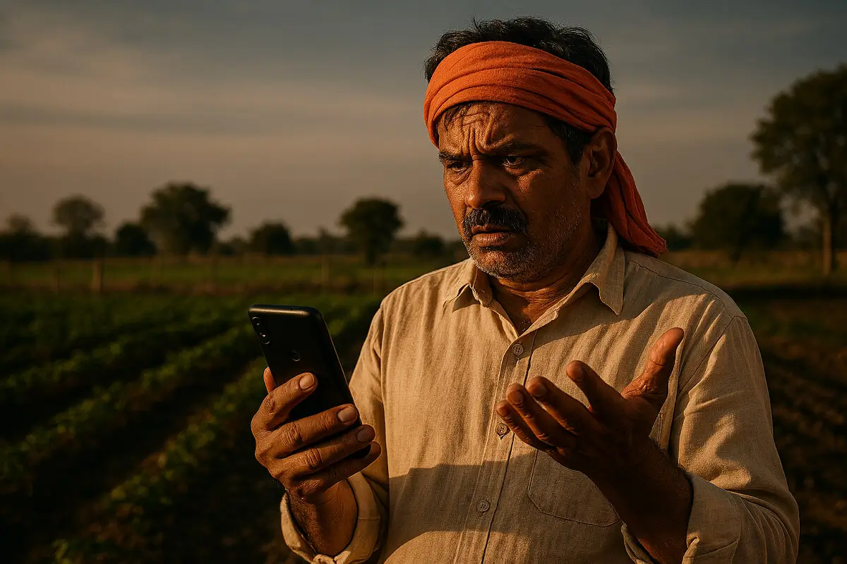 PM किसान हप्ता आला नाही म्हणून चिंतेत असलेला शेतकरी