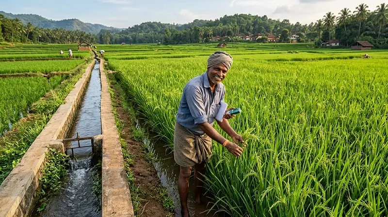 भात पिकामध्ये खत आणि सिंचन व्यवस्थापन